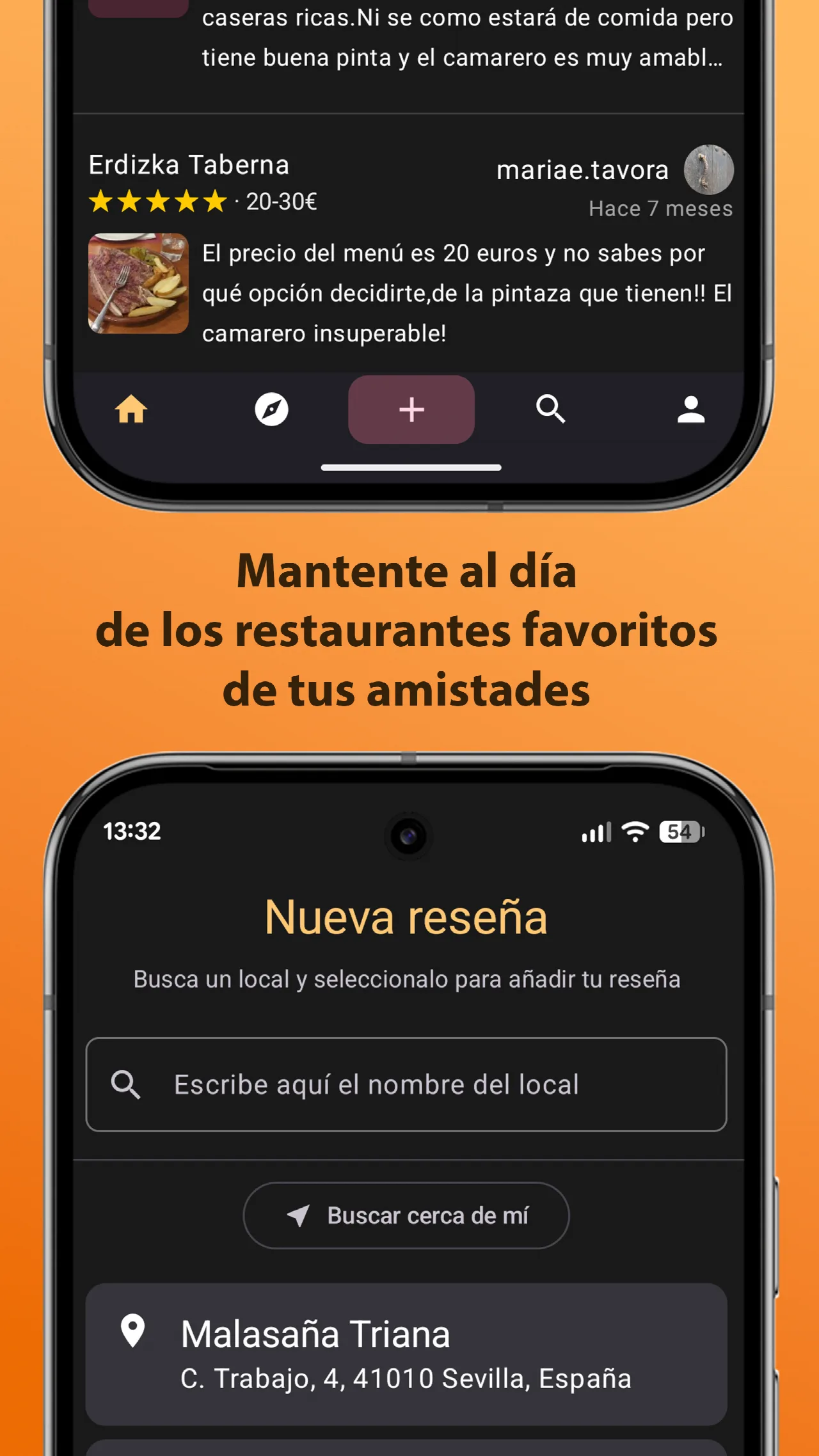 Captura del proyecto Platorama: Una red social gastronómica (4 de 5)